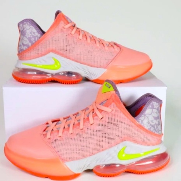 Nike Lebron XIX (19) Low “Aloha” Air Zoom Athletic Shoes Unisex NEW - Picture 1 of 9